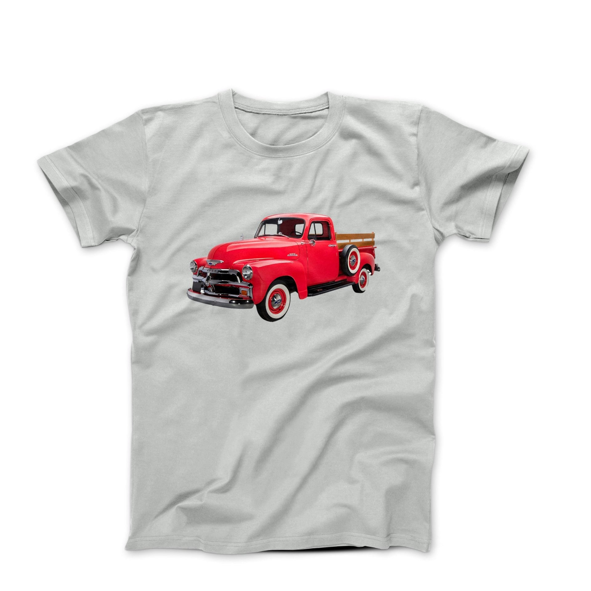 1954 Chevy 3100 Half - Ton Pickup Truck T-shirt - Cars, Trucks & Cycles - Harvey Ltd