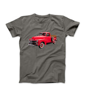 1954 Chevy 3100 Half - Ton Pickup Truck T-shirt - Cars, Trucks & Cycles - Harvey Ltd