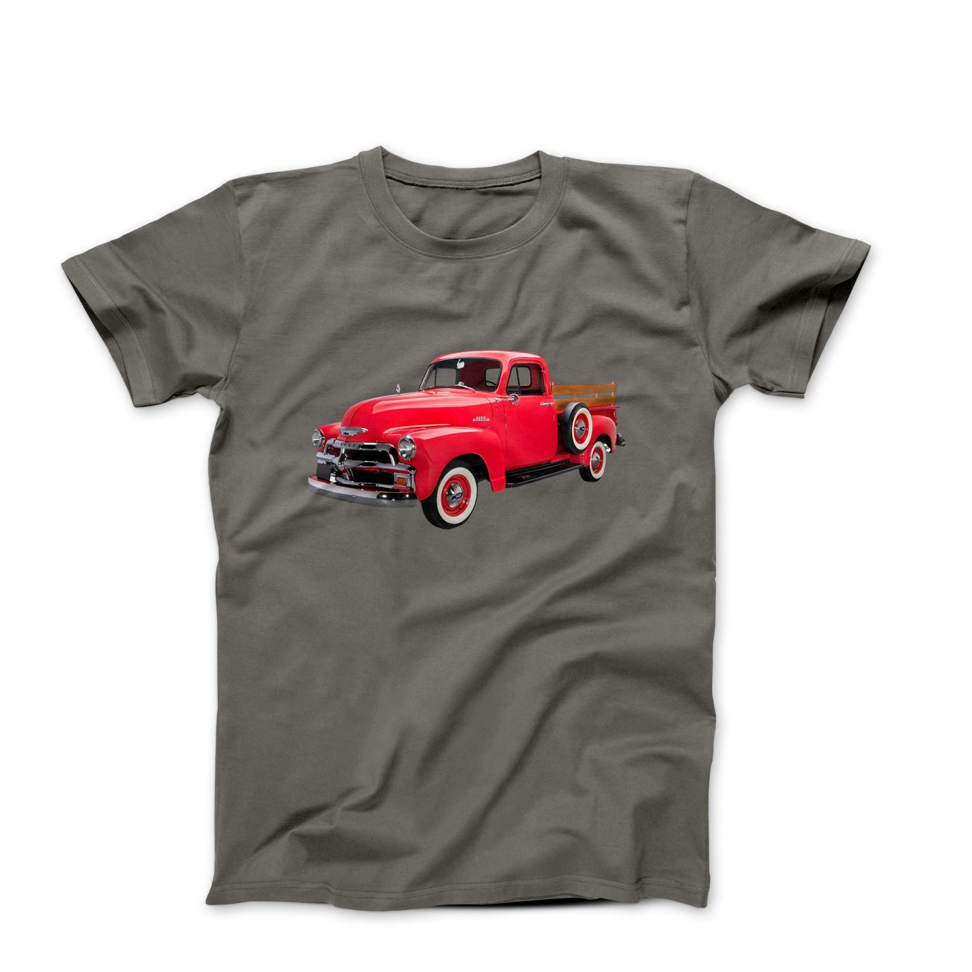 1954 Chevy 3100 Half - Ton Pickup Truck T-shirt - Cars, Trucks & Cycles - Harvey Ltd