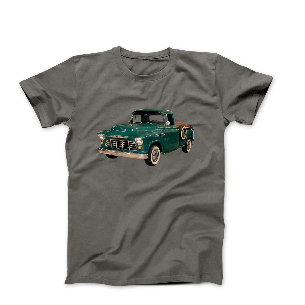 1956 Chevy 3100 Stepside Pickup Truck T-shirt - Cars, Trucks & Cycles - Harvey Ltd