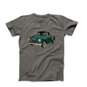 1956 Chevy 3100 Stepside Pickup Truck T-shirt - Cars, Trucks & Cycles - Harvey Ltd