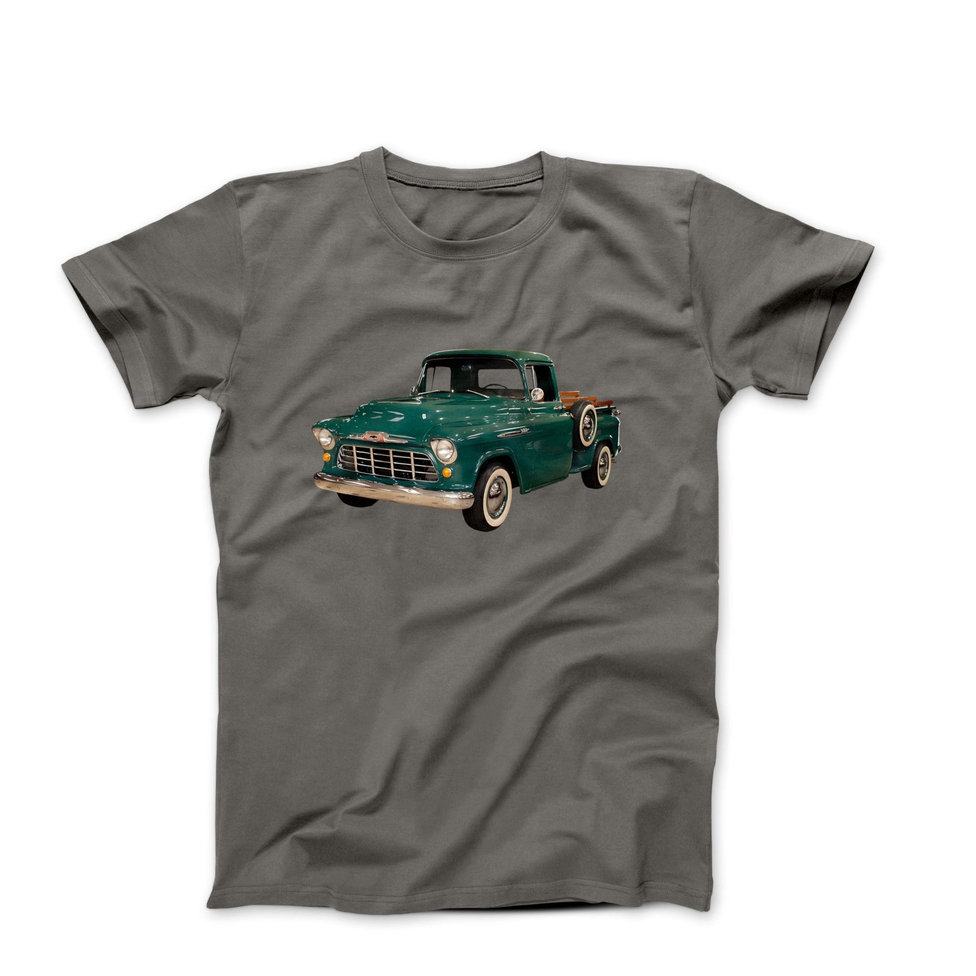 1956 Chevy 3100 Stepside Pickup Truck T-shirt - Cars, Trucks & Cycles - Harvey Ltd