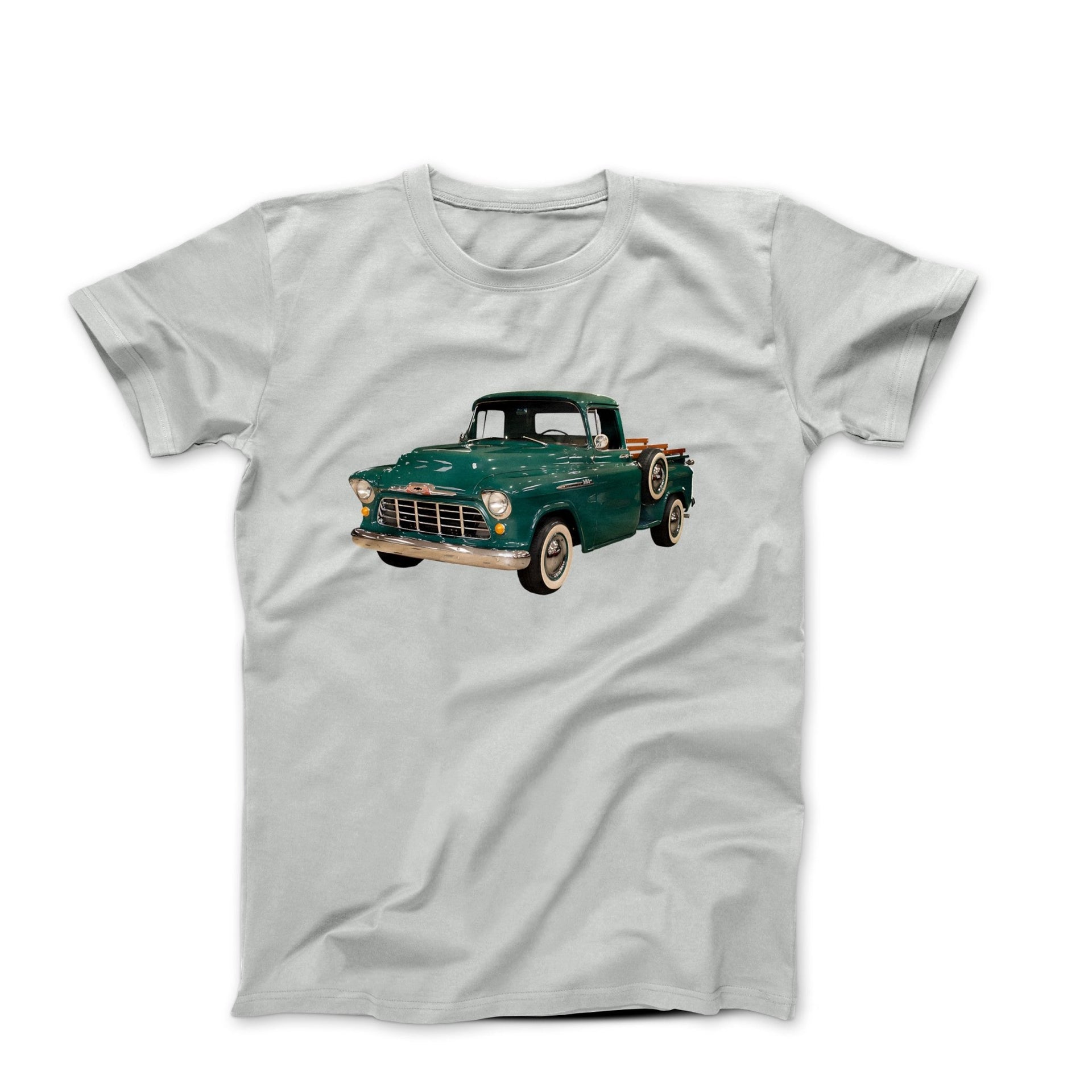 1956 Chevy 3100 Stepside Pickup Truck T-shirt - Cars, Trucks & Cycles - Harvey Ltd