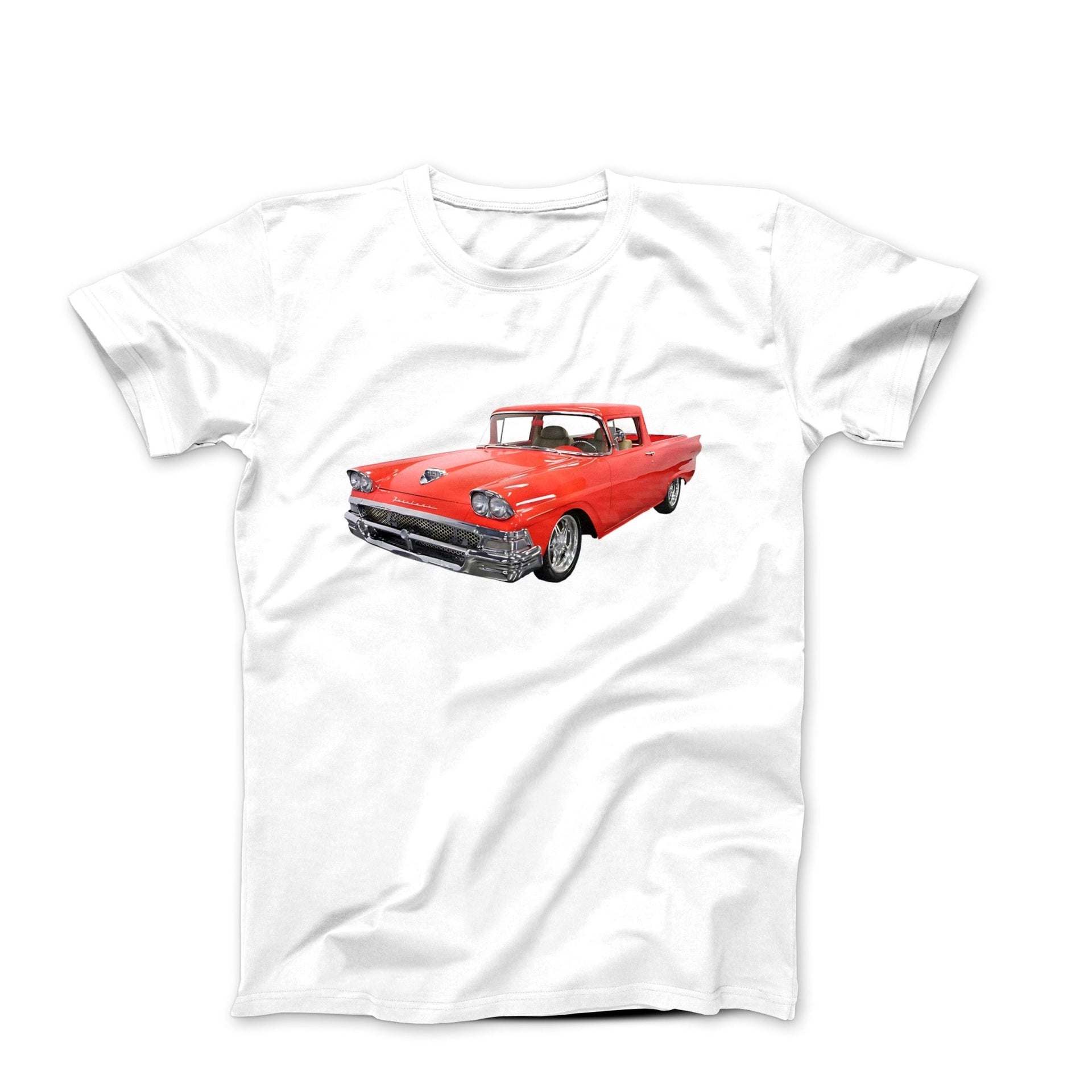 1958 Ford Fairlane Ranchero Coupe Utility T-shirt - Cars, Trucks & Cycles - Harvey Ltd
