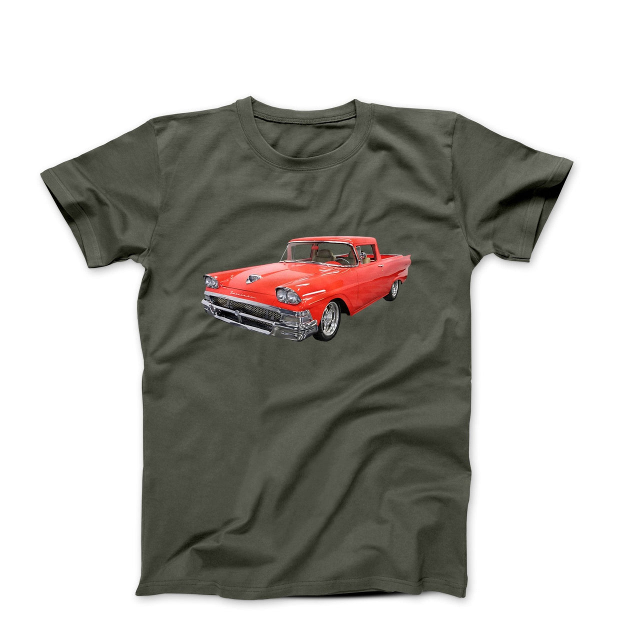 1958 Ford Fairlane Ranchero Coupe Utility T-shirt - Cars, Trucks & Cycles - Harvey Ltd