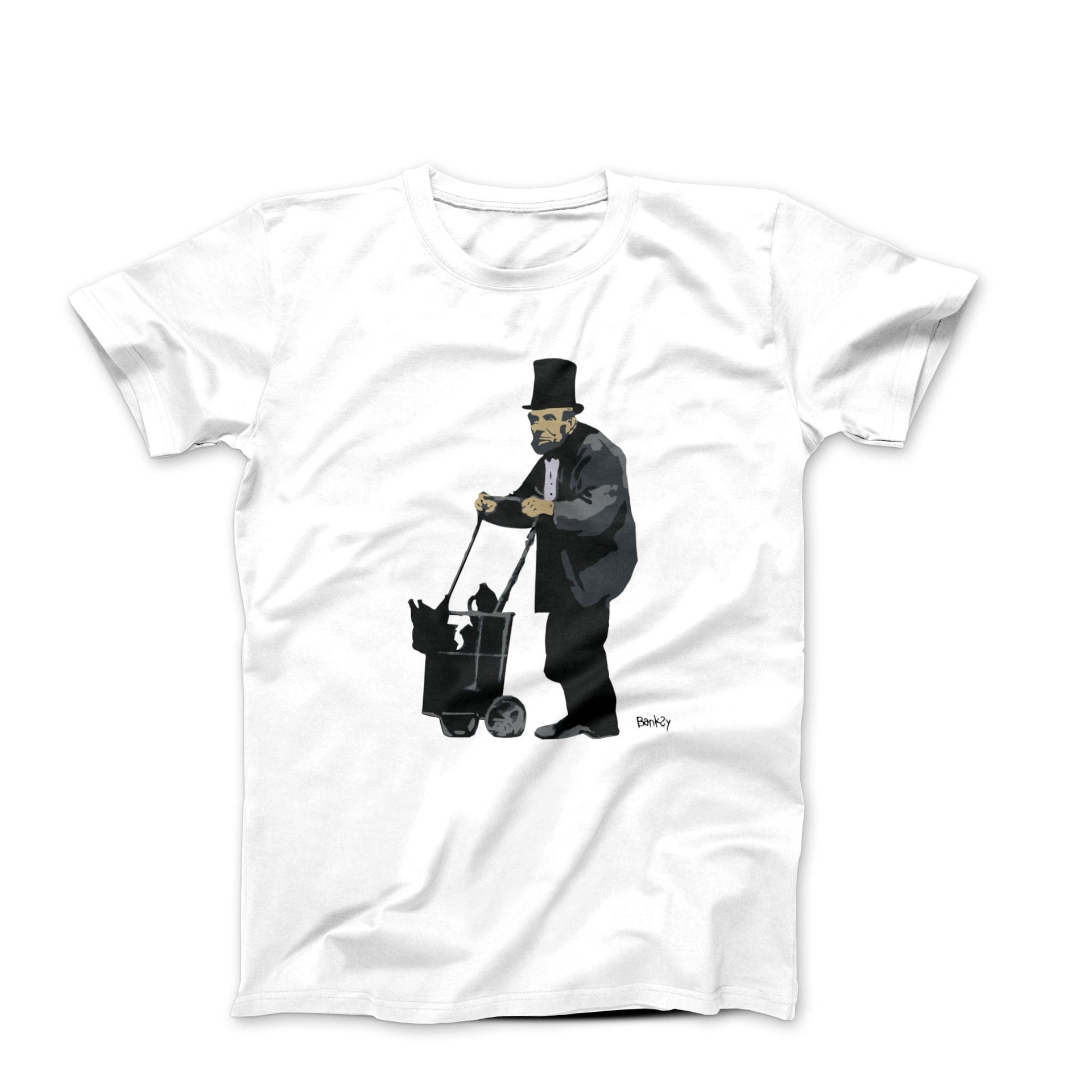 Banksy Abe in New Orleans (2008) Street Art T-shirt - Street, Pop & Media Art - Harvey Ltd