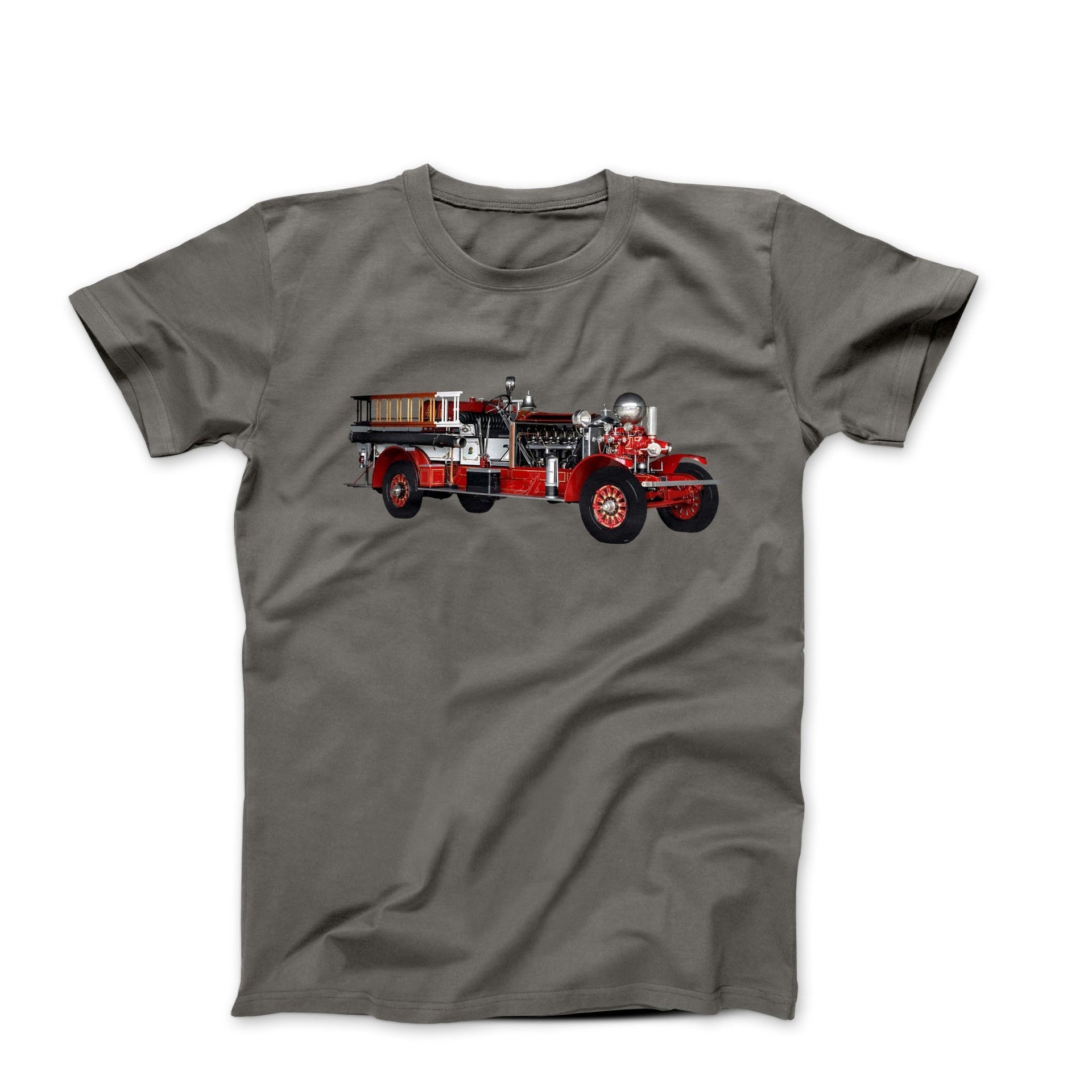 1925 Ahrens - Fox Firetruck T-shirt - Cars, Trucks & Cycles - Harvey Ltd