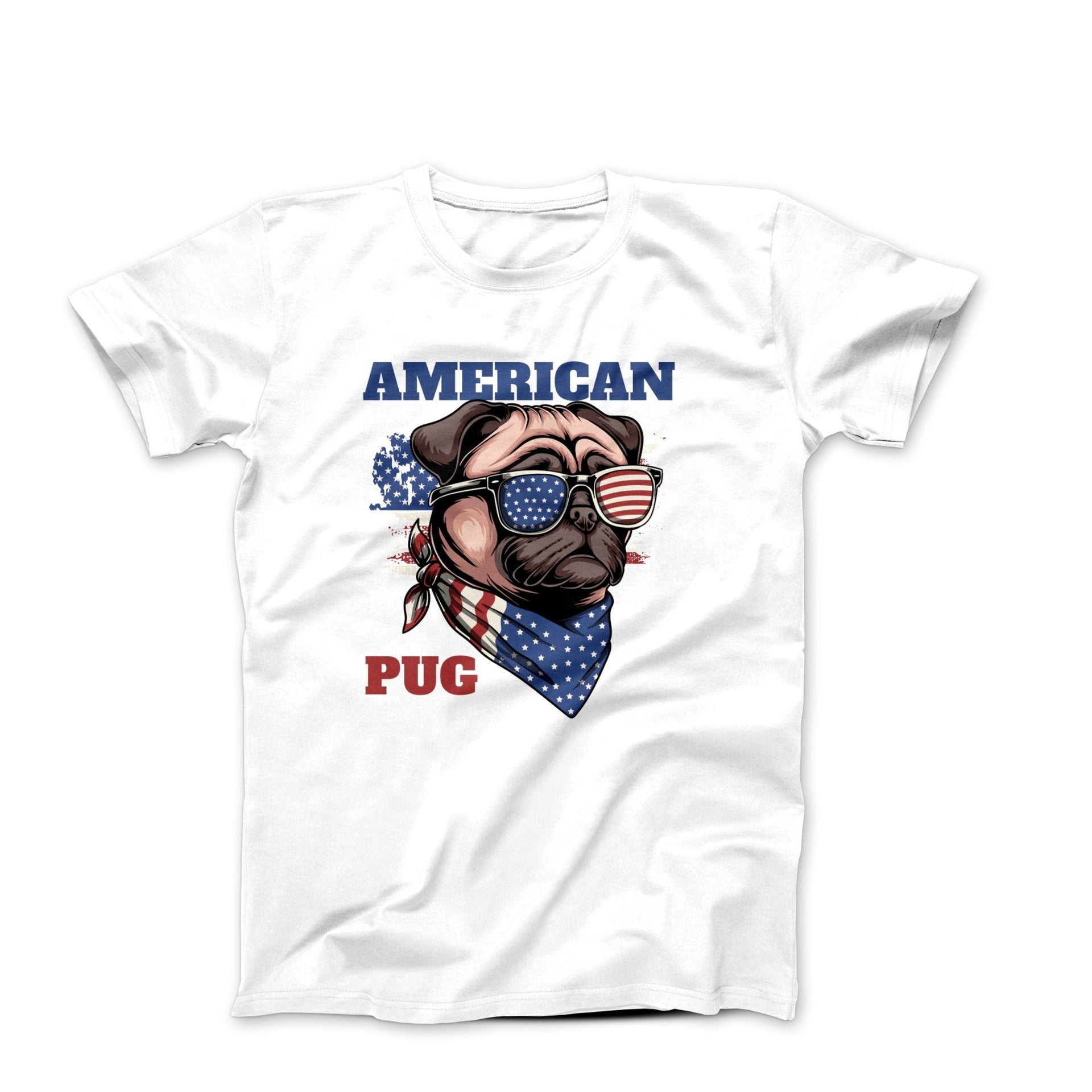 American Pug Illustration T-shirt - Pets - Harvey Ltd