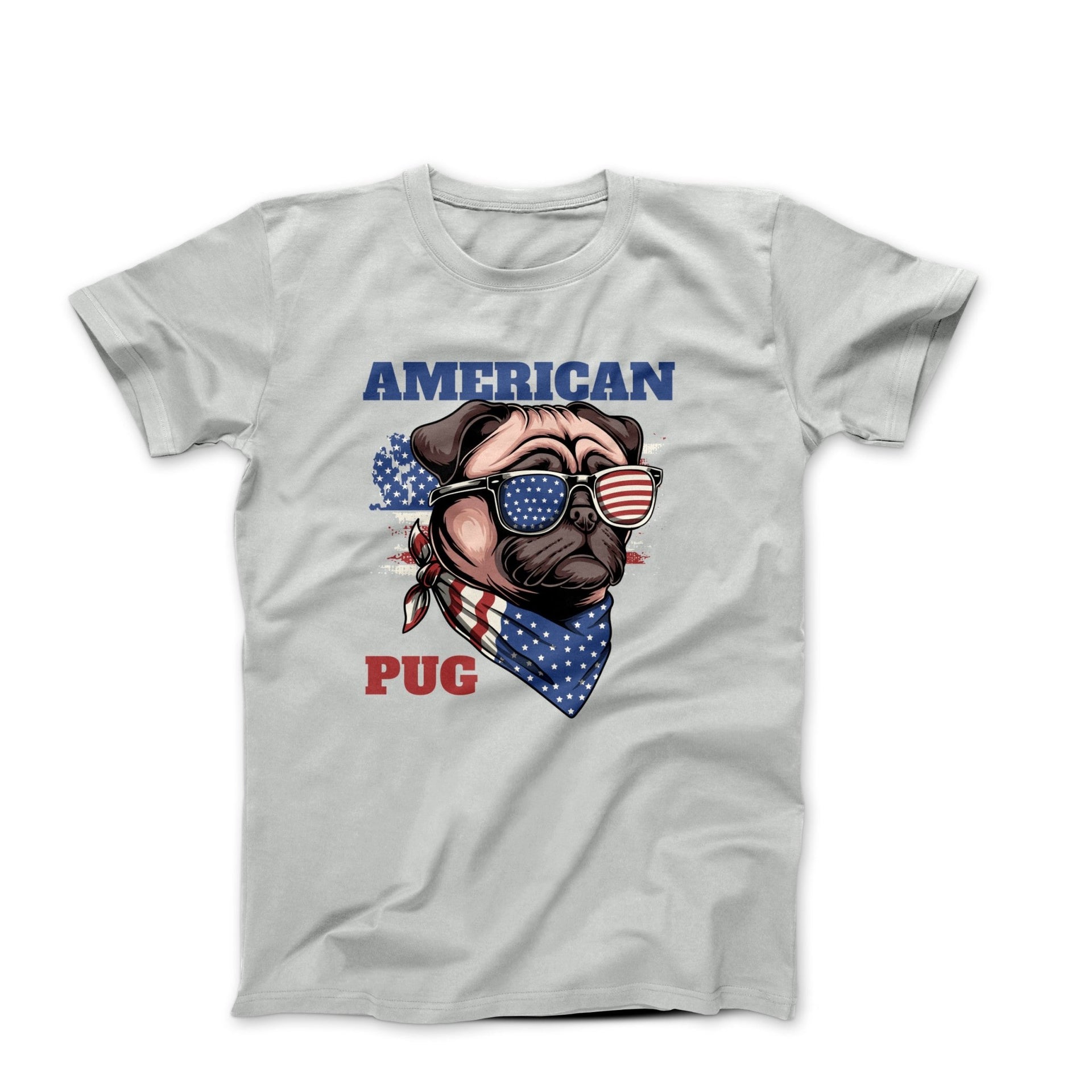 American Pug Illustration T-shirt - Pets - Harvey Ltd