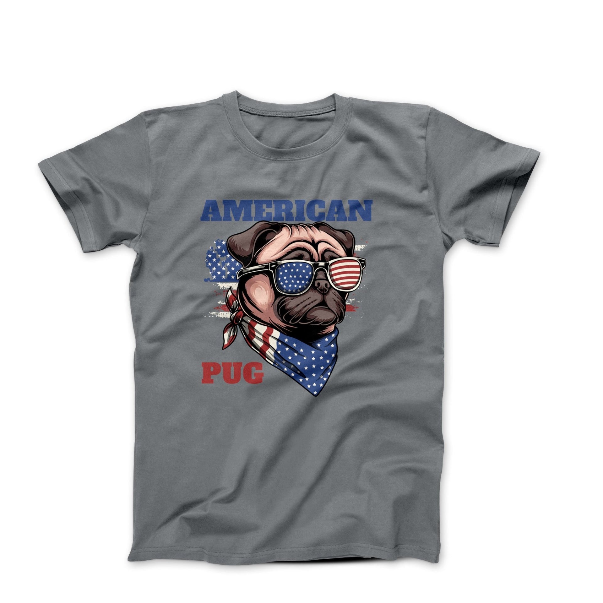 American Pug Illustration T-shirt - Pets - Harvey Ltd