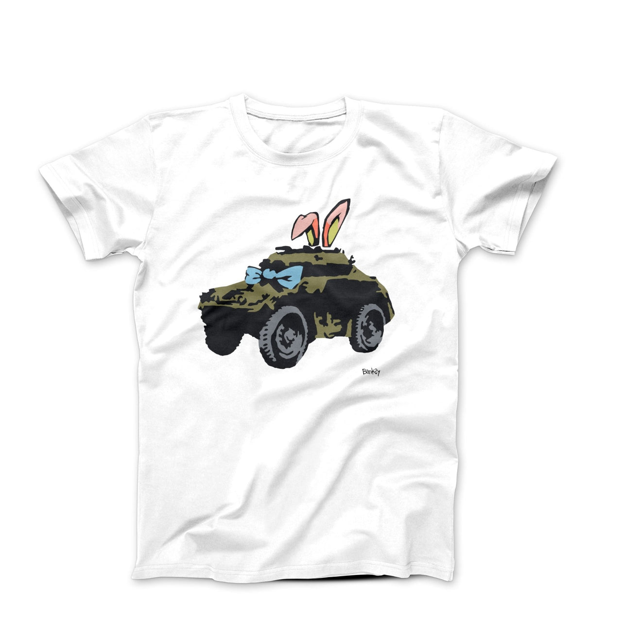 Banksy Armored Car (2002) Street Art T-shirt - Street, Pop & Media Art - Harvey Ltd