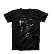 Picasso Ladies of Avignon Line Drawing T-shirt - Greatest Artists - Harvey Ltd