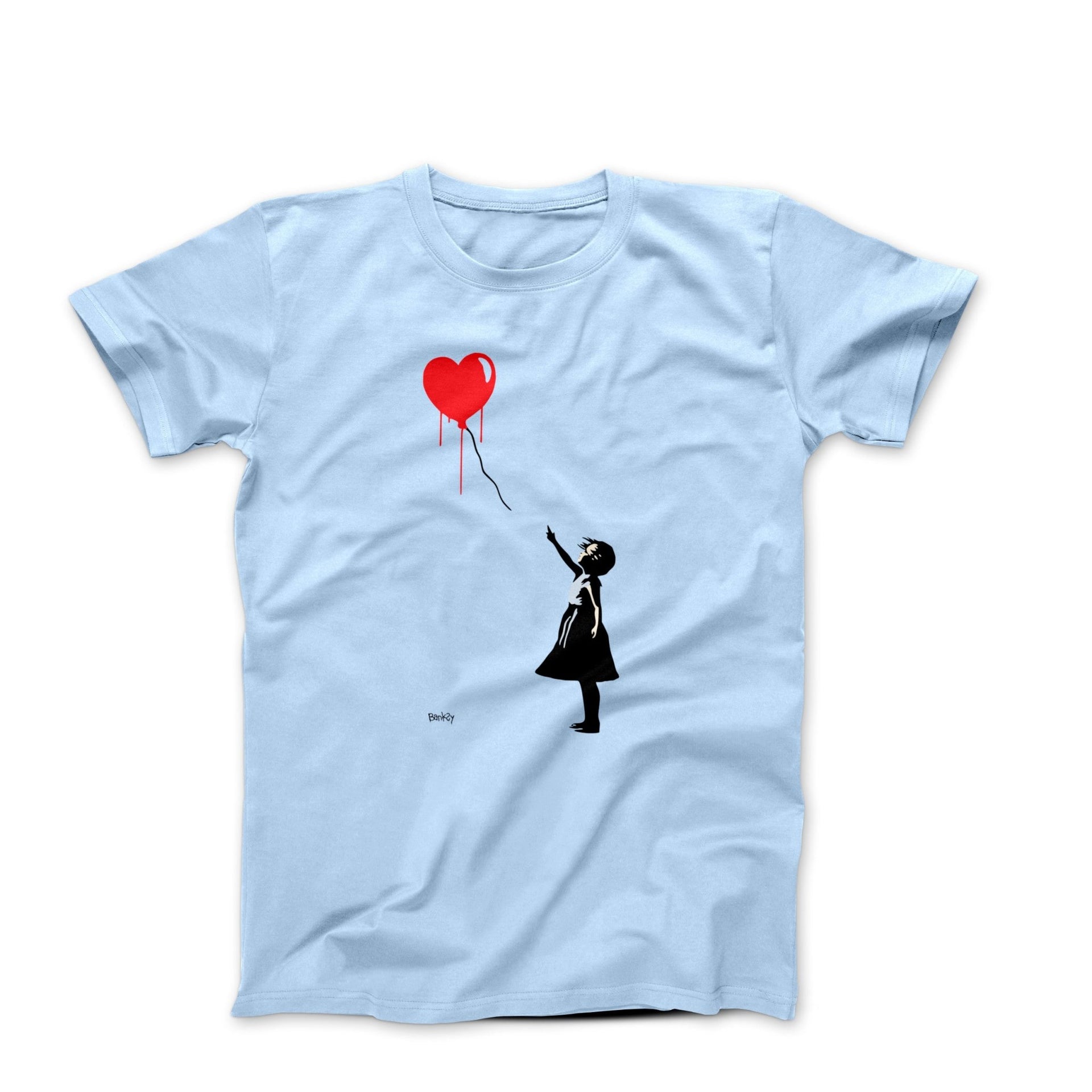 Banksy Girl with a Red Balloon (2004) Street Art T-Shirt - Street, Pop & Media Art - Harvey Ltd