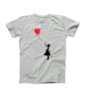 Banksy Girl with a Red Balloon (2004) Street Art T-Shirt - Street, Pop & Media Art - Harvey Ltd