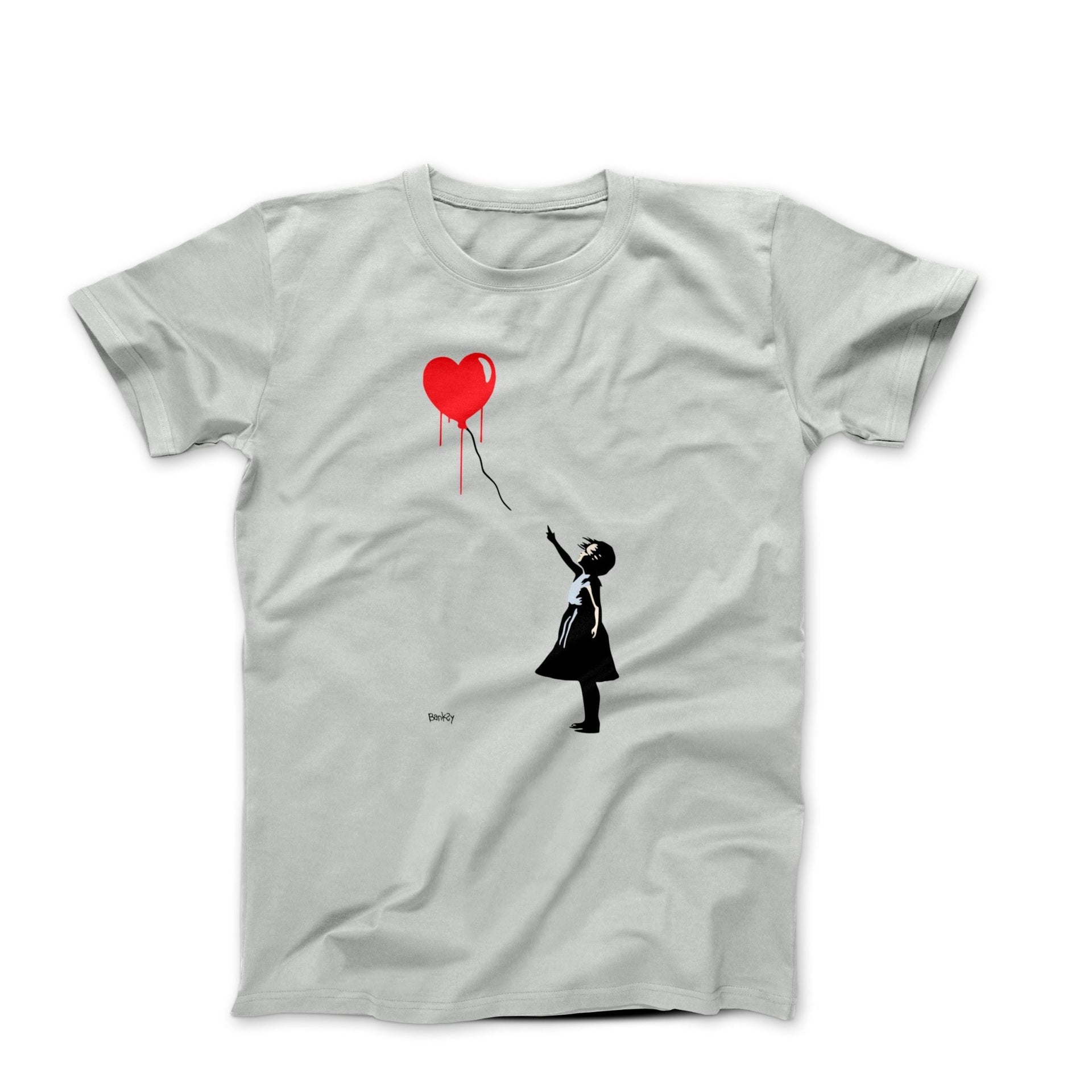 Banksy Girl with a Red Balloon (2004) Street Art T-Shirt - Street, Pop & Media Art - Harvey Ltd