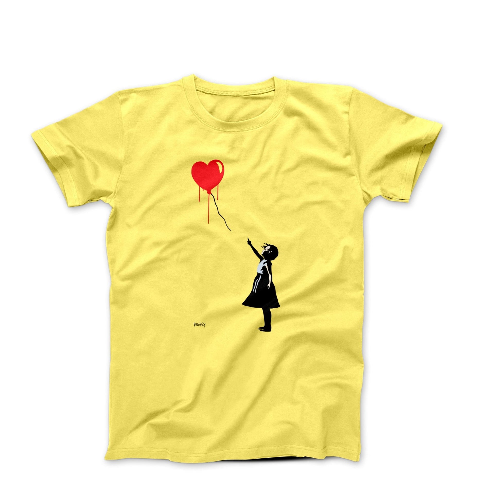 Banksy Girl with a Red Balloon (2004) Street Art T-Shirt - Street, Pop & Media Art - Harvey Ltd
