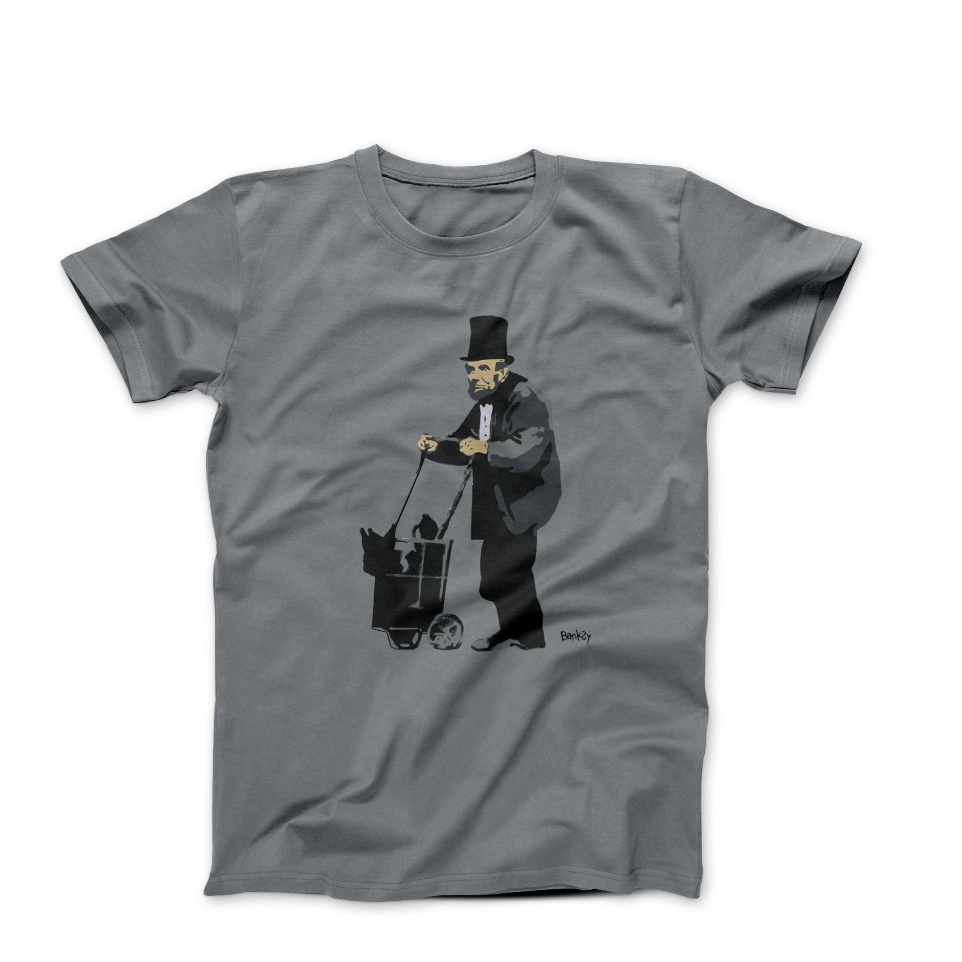 Banksy Abe in New Orleans (2008) Street Art T-shirt - Street, Pop & Media Art - Harvey Ltd