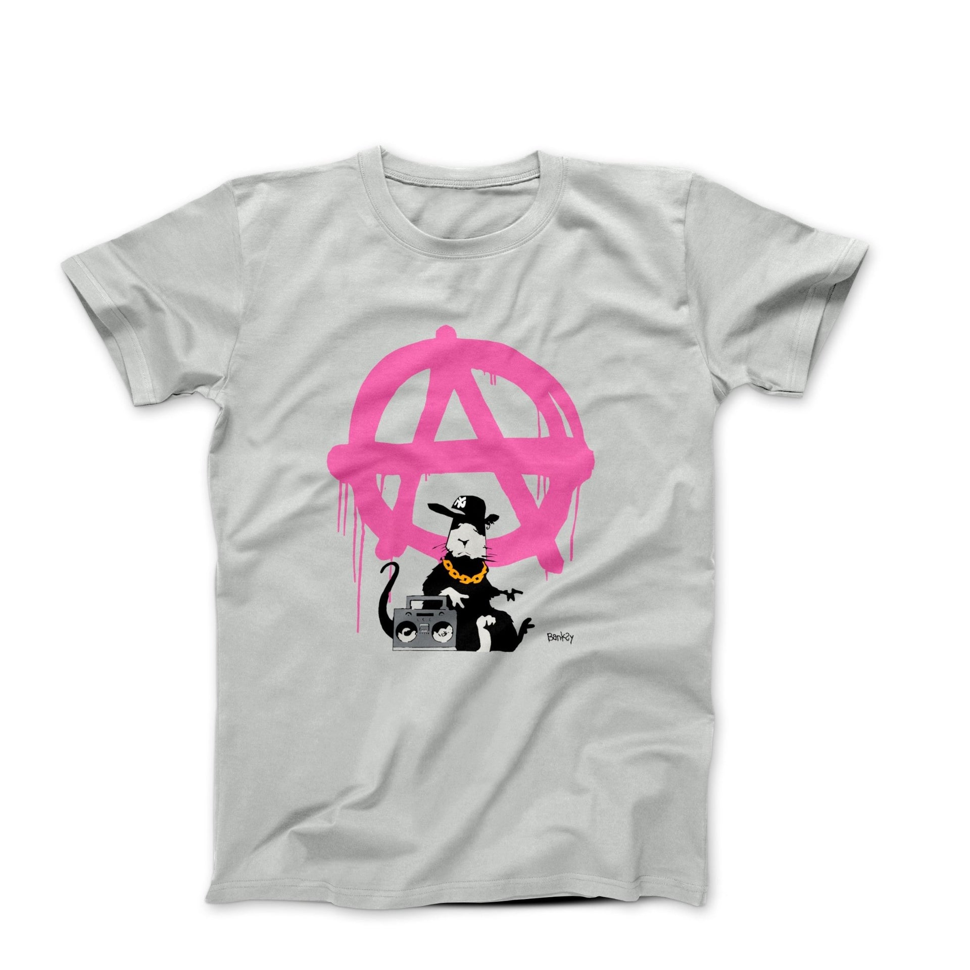 Banksy Anarchy Rat (2006) Street Art T-shirt - Street, Pop & Media Art - Harvey Ltd