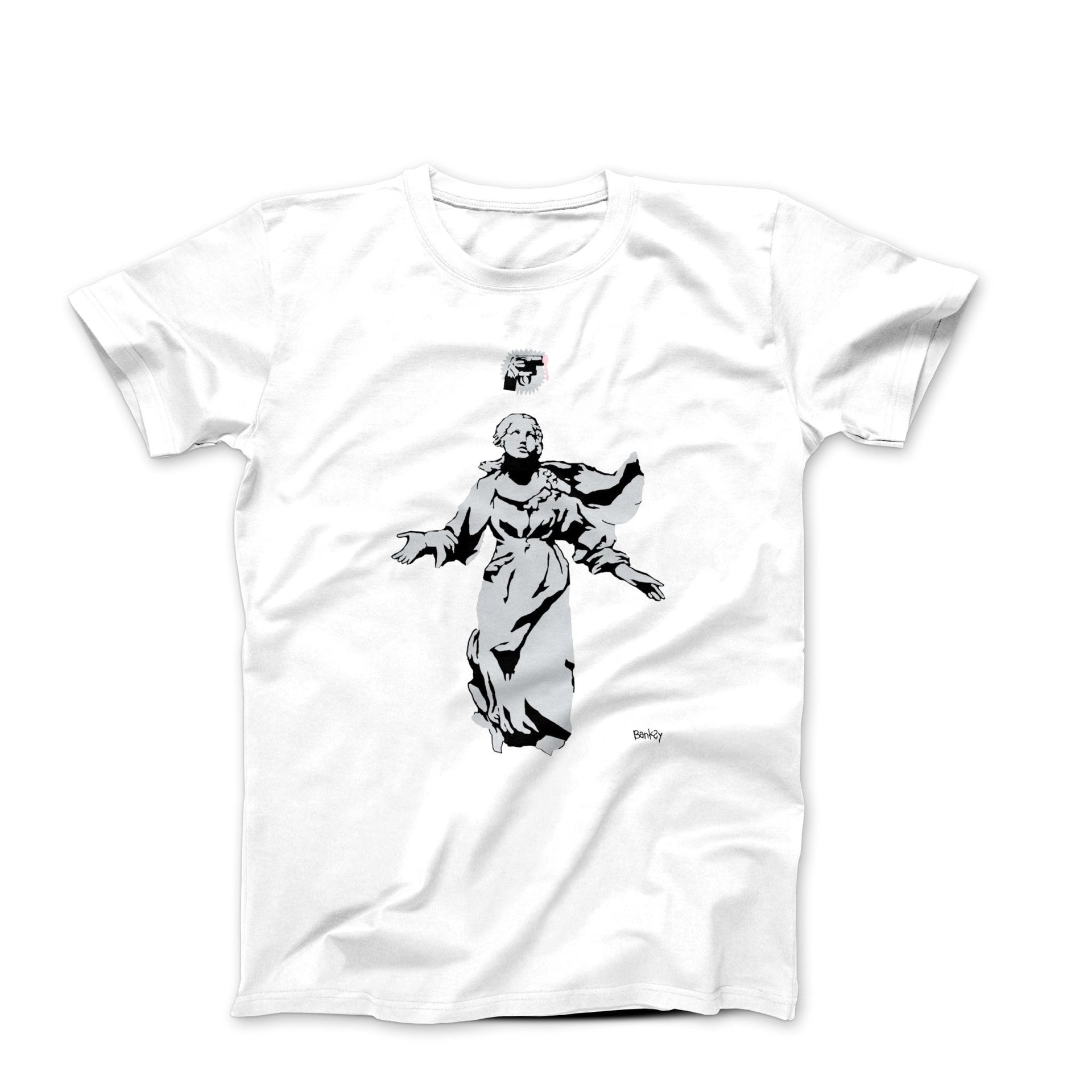 Banksy Angel Not the Gun (2009) Street Art T-shirt - Street, Pop & Media Art - Harvey Ltd
