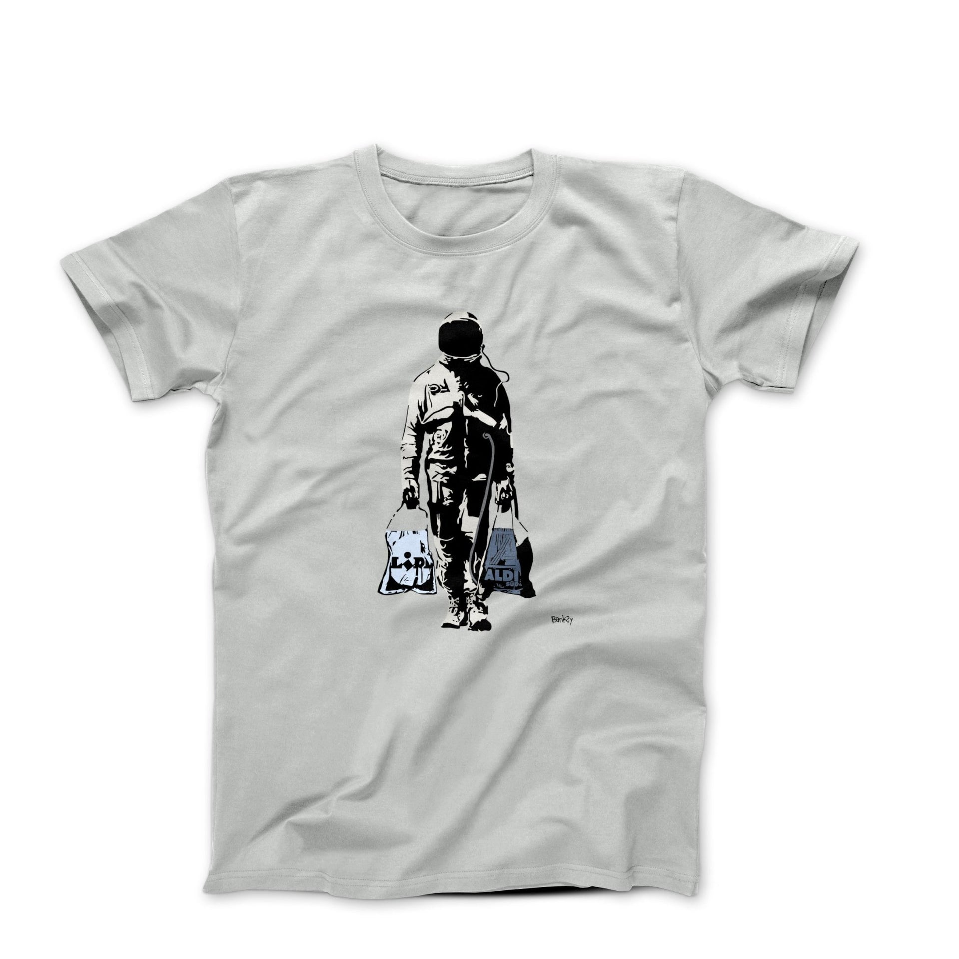 Banksy Astronaut Shopper Street Art T-shirt - Street, Pop & Media Art - Harvey Ltd