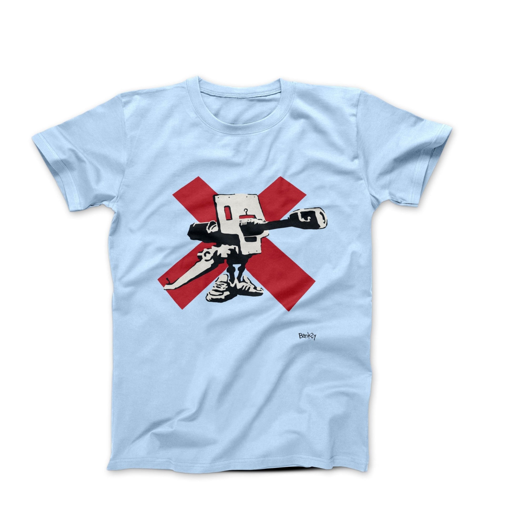 Banksy Bad Meaning Good (2002) Street Art T-shirt - Street, Pop & Media Art - Harvey Ltd