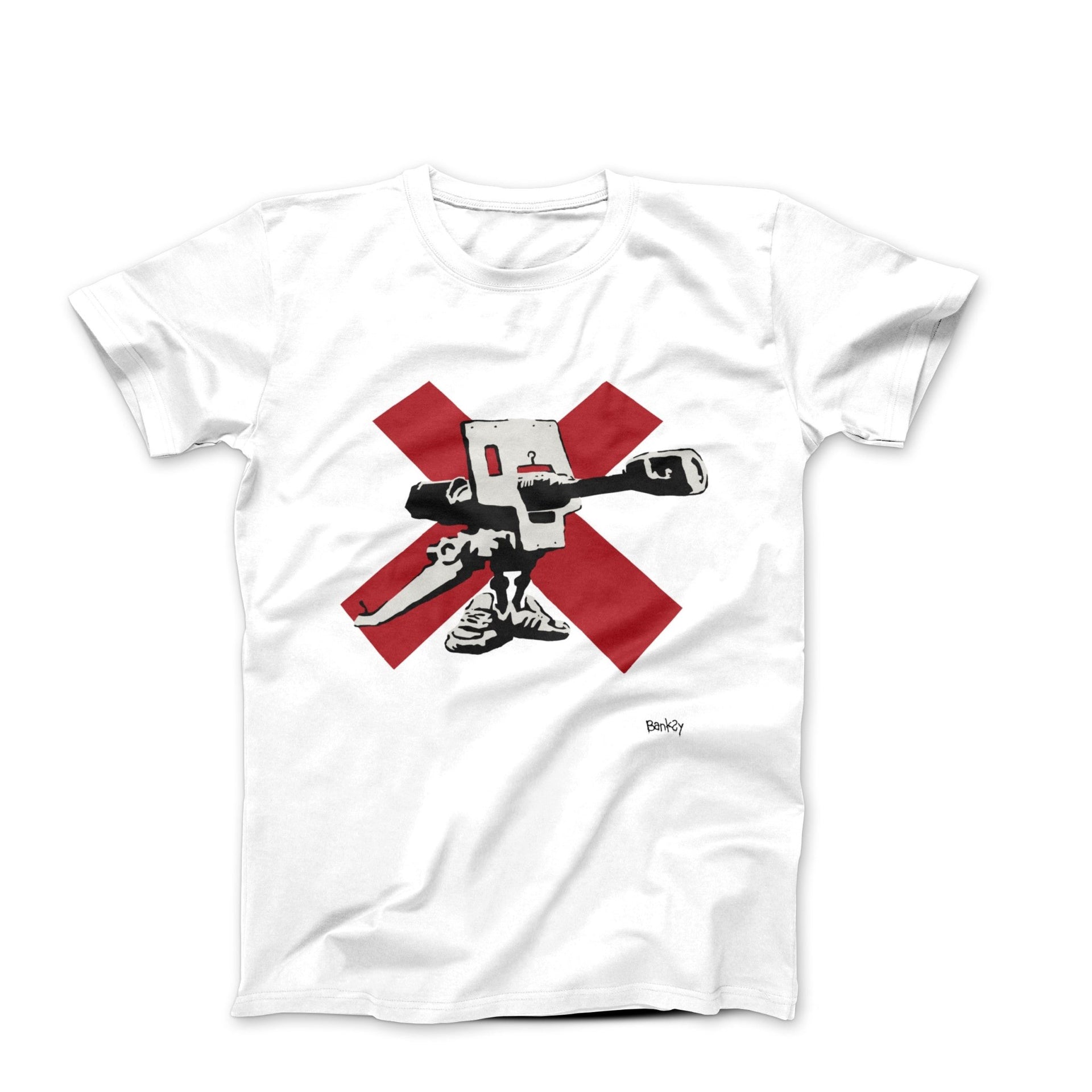 Banksy Bad Meaning Good (2002) Street Art T-shirt - Street, Pop & Media Art - Harvey Ltd