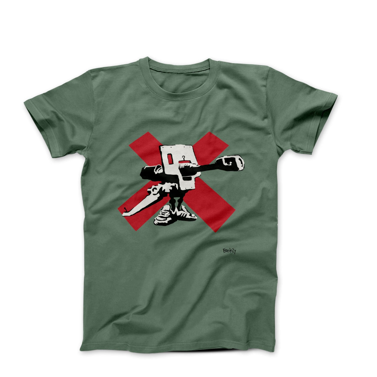 Banksy Bad Meaning Good (2002) Street Art T-shirt - Street, Pop & Media Art - Harvey Ltd