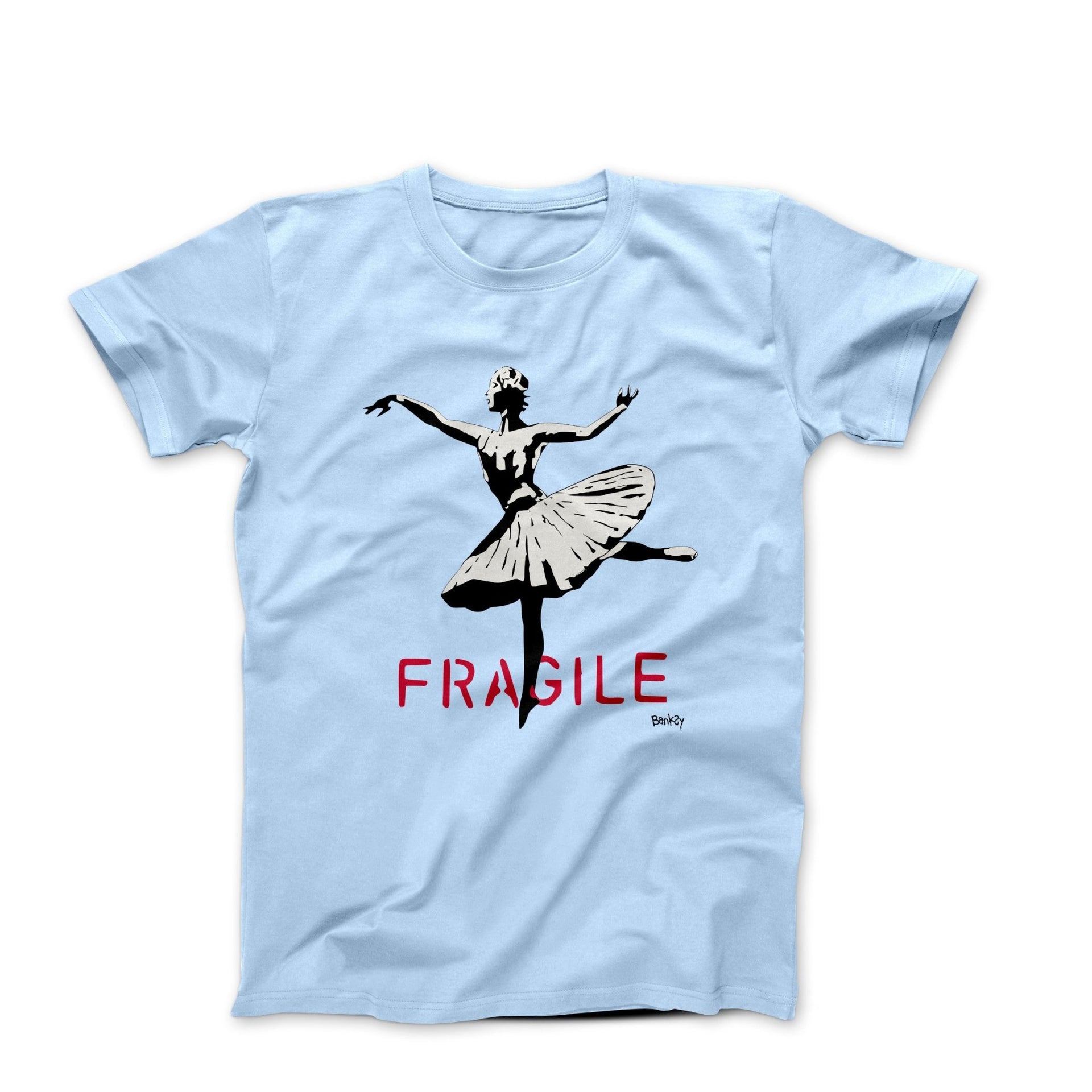 Banksy Ballerina In Kiev Street Art T-shirt - Street, Pop & Media Art - Harvey Ltd