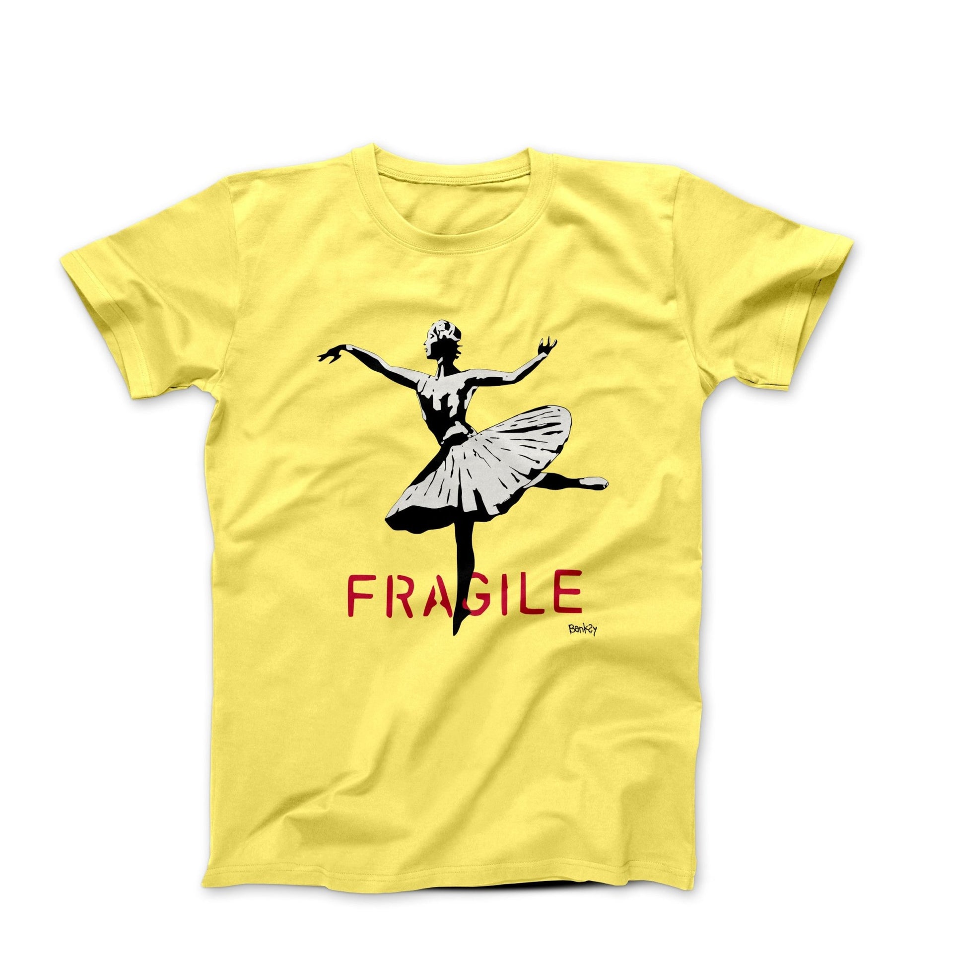 Banksy Ballerina In Kiev Street Art T-shirt - Street, Pop & Media Art - Harvey Ltd