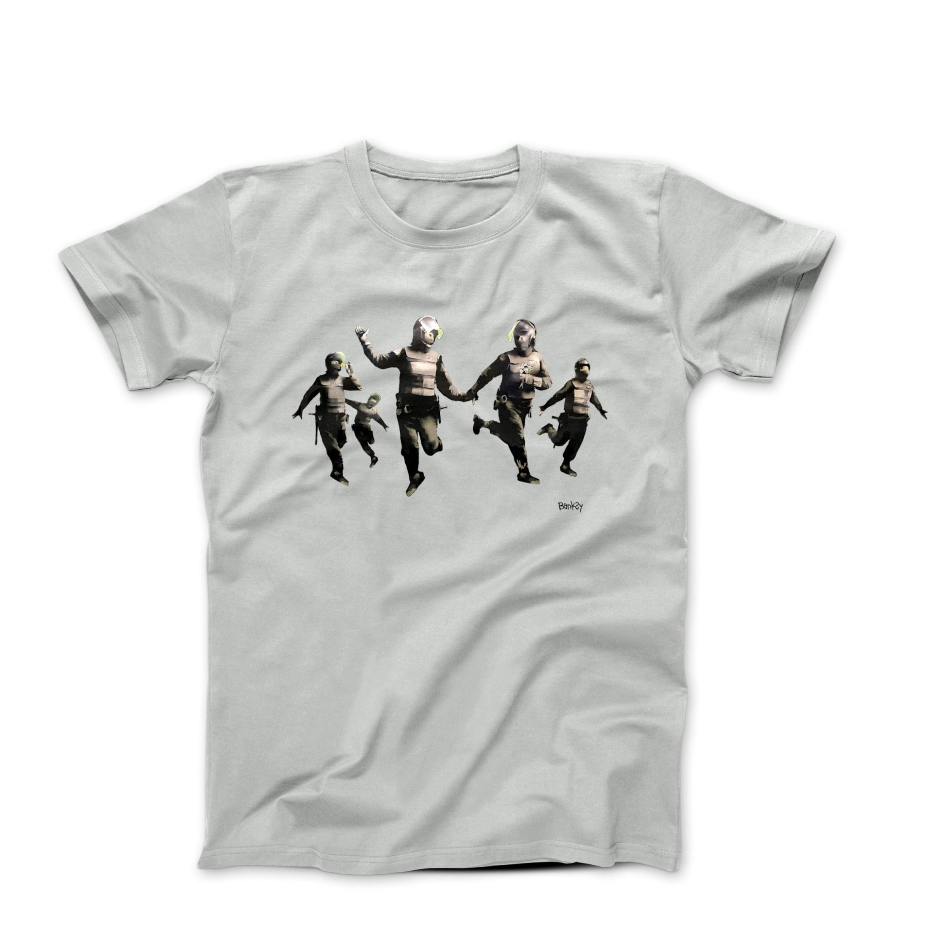 Banksy Battle of the Beanfield Street Art T-shirt - Street, Pop & Media Art - Harvey Ltd