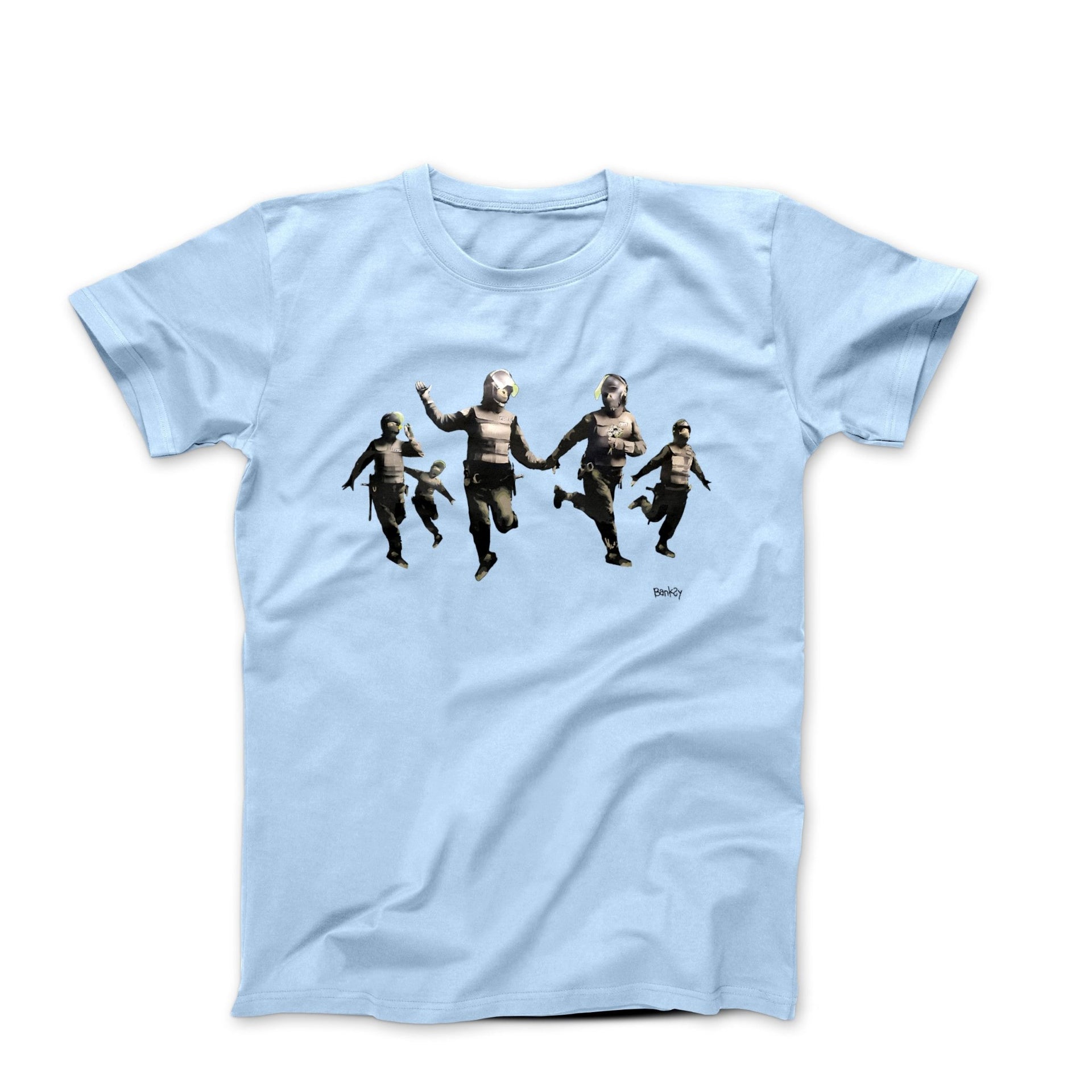 Banksy Battle of the Beanfield Street Art T-shirt - Street, Pop & Media Art - Harvey Ltd