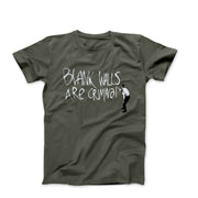 Banksy Blank Walls Are Criminal Street Art T-shirt - Street, Pop & Media Art - Harvey Ltd