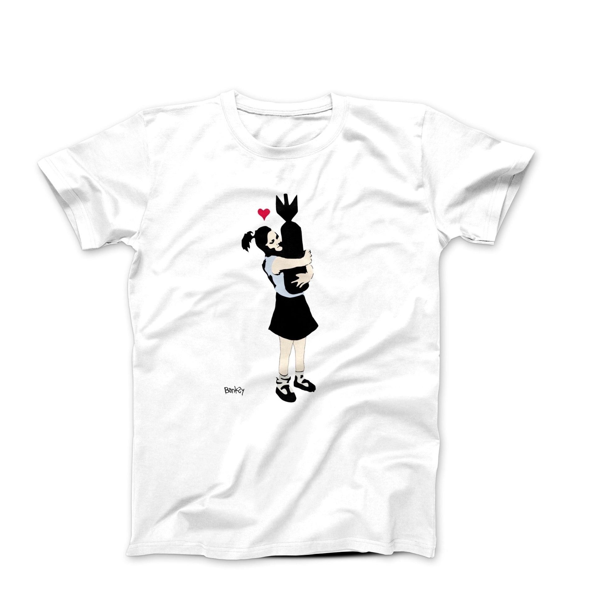 Banksy Bomb Hugger (2002) Street Art T-shirt - Street, Pop & Media Art - Harvey Ltd