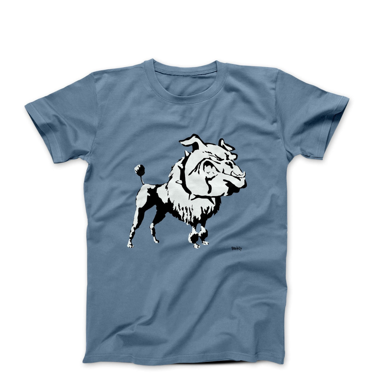 Banksy Bulldog Street Art T-shirt - Street, Pop & Media Art - Harvey Ltd