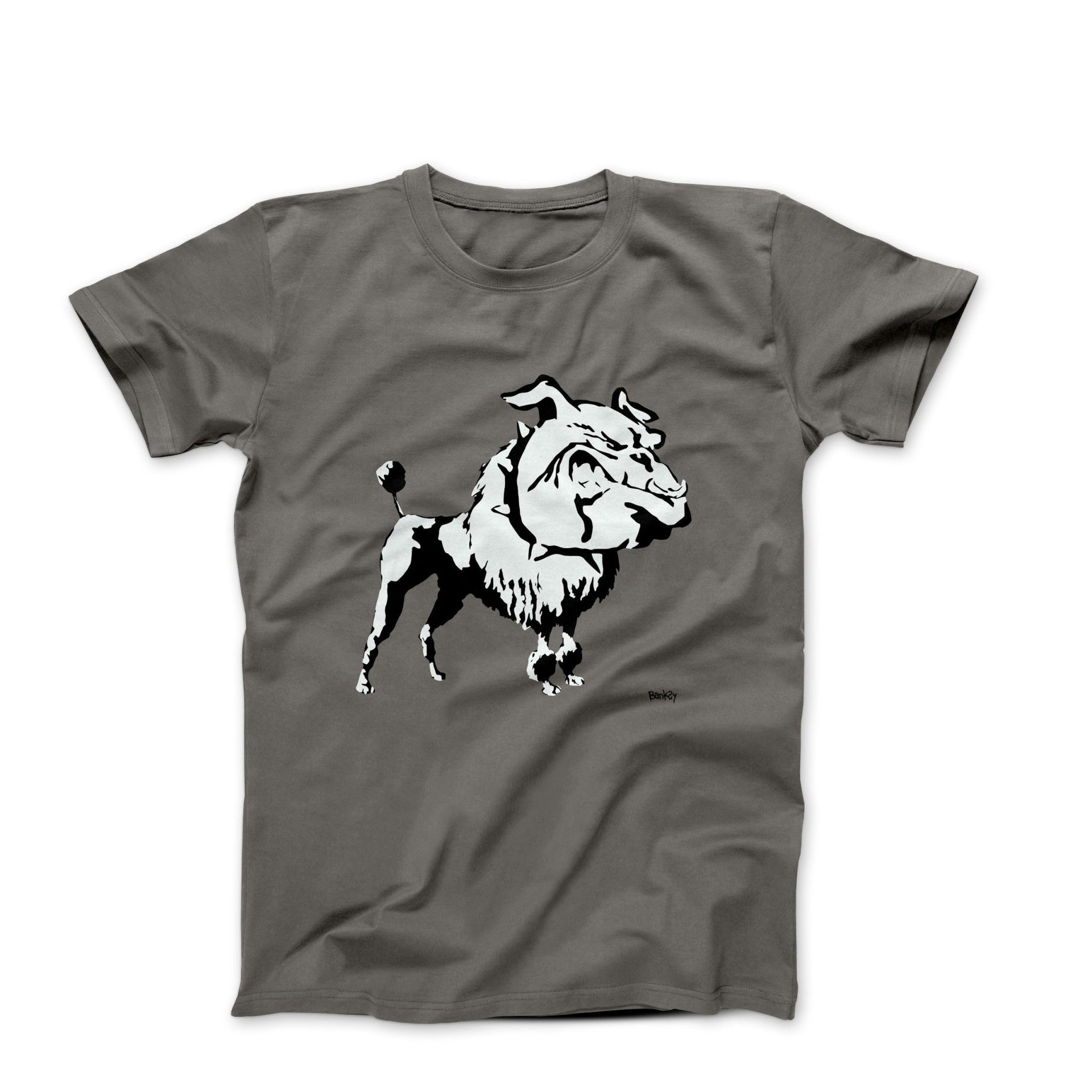 Banksy Bulldog Street Art T-shirt - Street, Pop & Media Art - Harvey Ltd