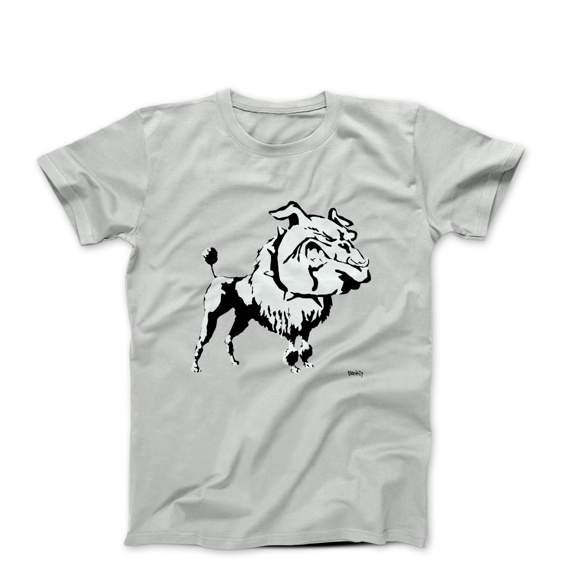 Banksy Bulldog Street Art T-shirt - Street, Pop & Media Art - Harvey Ltd