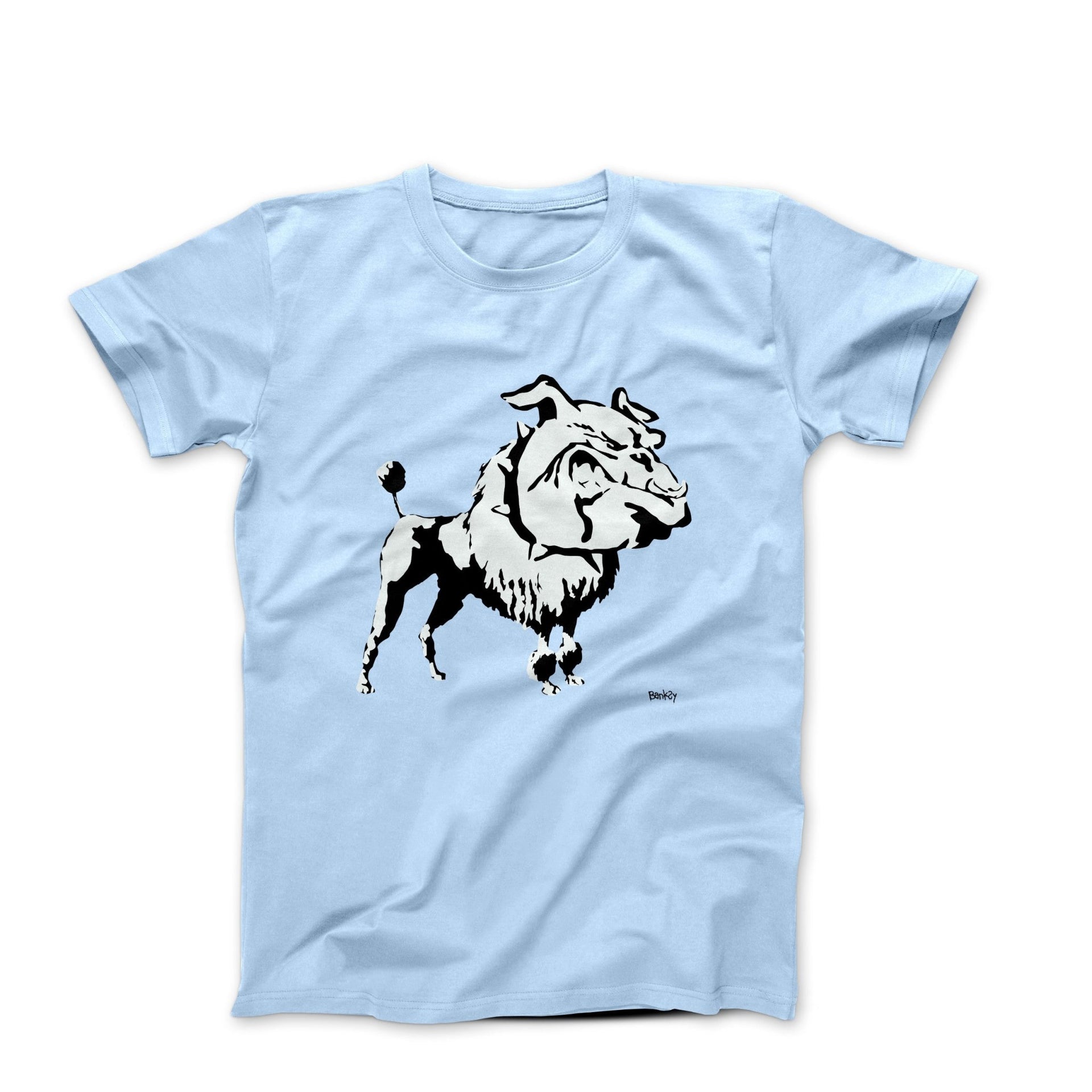 Banksy Bulldog Street Art T-shirt - Street, Pop & Media Art - Harvey Ltd