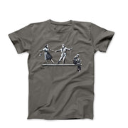 Banksy Bus Stop Dancers Street Art T-shirt - Street, Pop & Media Art - Harvey Ltd