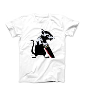 Banksy Carpenter Rat Street Art T-shirt - Street, Pop & Media Art - Harvey Ltd