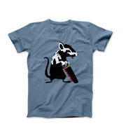 Banksy Carpenter Rat Street Art T-shirt - Street, Pop & Media Art - Harvey Ltd