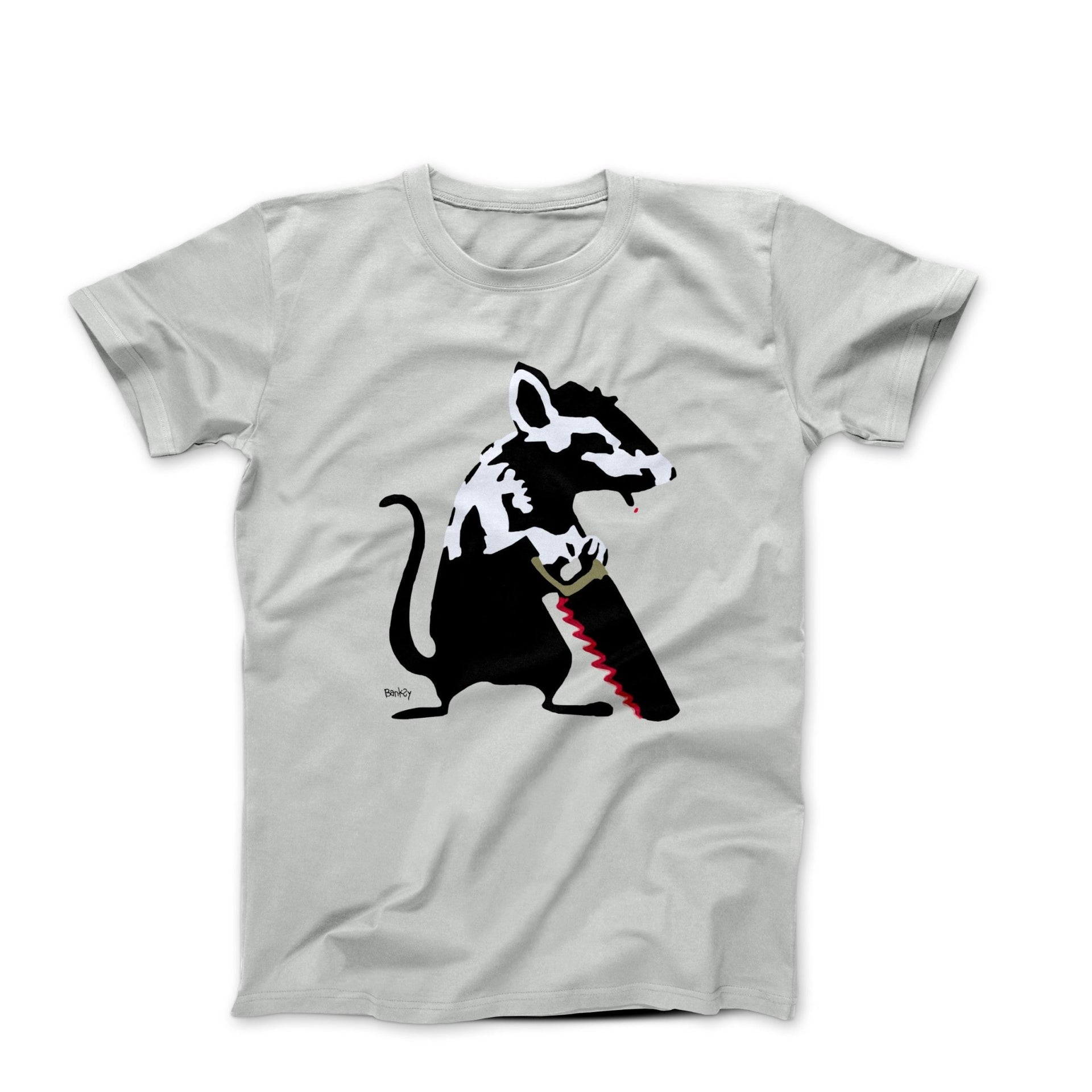 Banksy Carpenter Rat Street Art T-shirt - Street, Pop & Media Art - Harvey Ltd