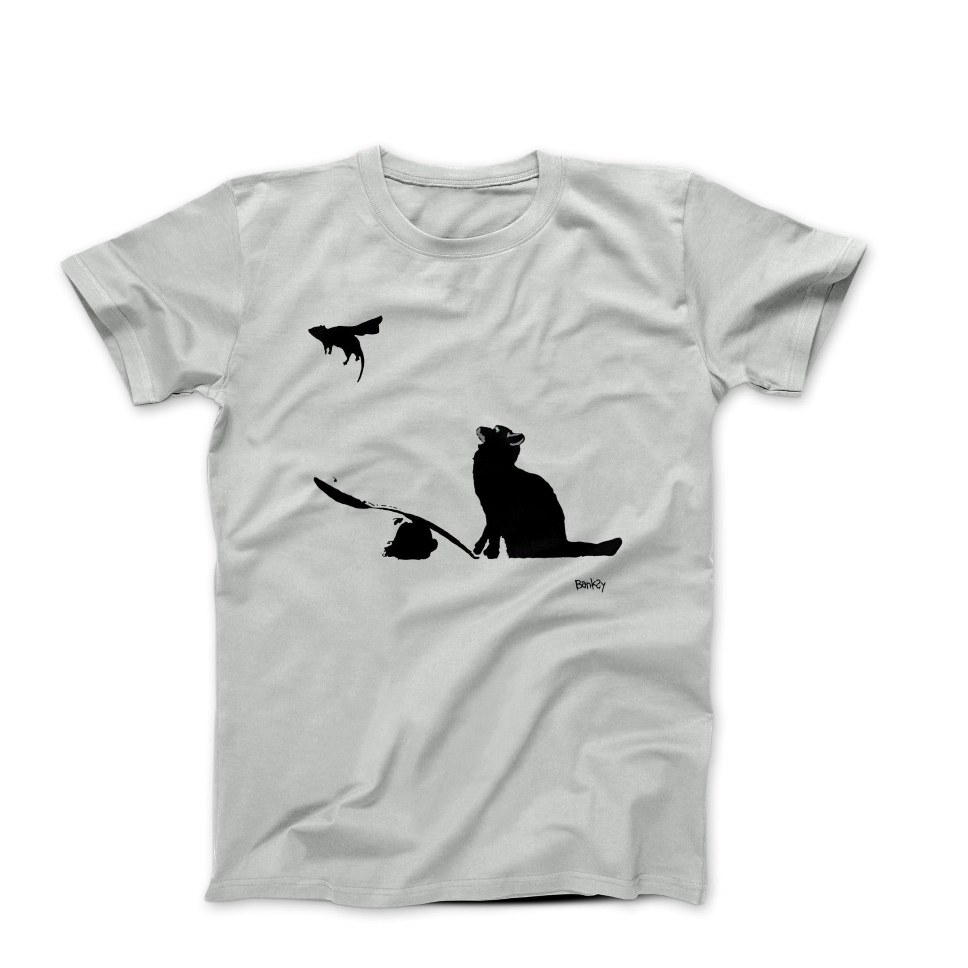 Banksy Cat and Rat Street Art T-shirt - Street, Pop & Media Art - Harvey Ltd