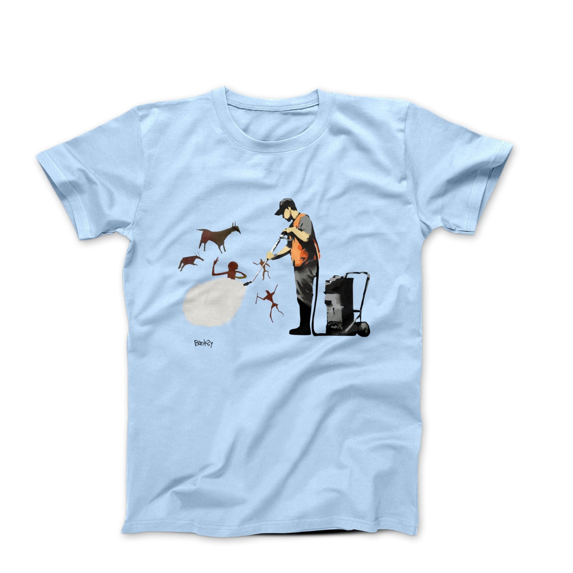 Banksy Cave Painting Removal Street Art T-shirt - Street, Pop & Media Art - Harvey Ltd