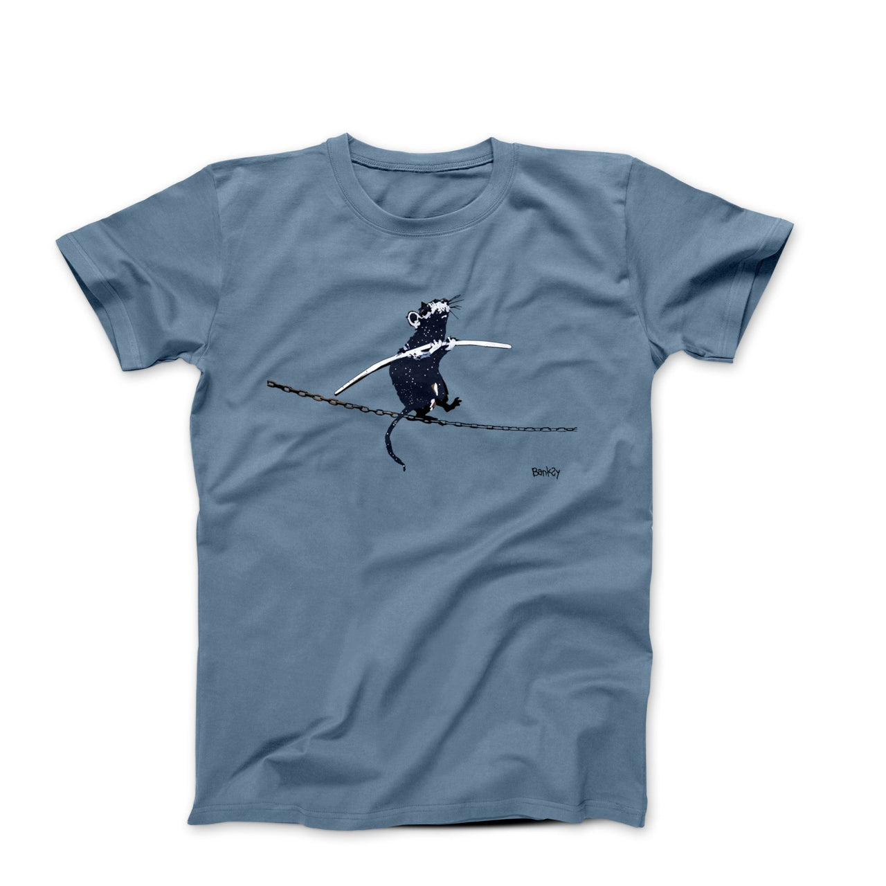 Banksy Chainwalker Rat Street Art T-shirt - Street, Pop & Media Art - Harvey Ltd