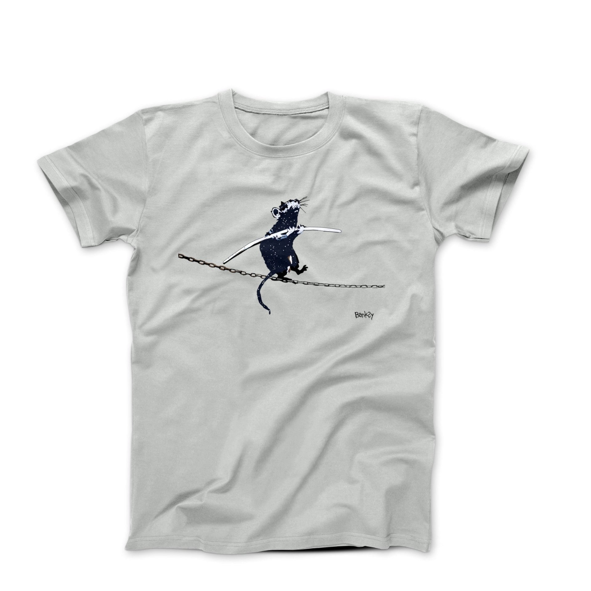Banksy Chainwalker Rat Street Art T-shirt - Street, Pop & Media Art - Harvey Ltd