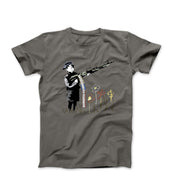 Banksy Crayon Shooter Street Art T-shirt - Street, Pop & Media Art - Harvey Ltd