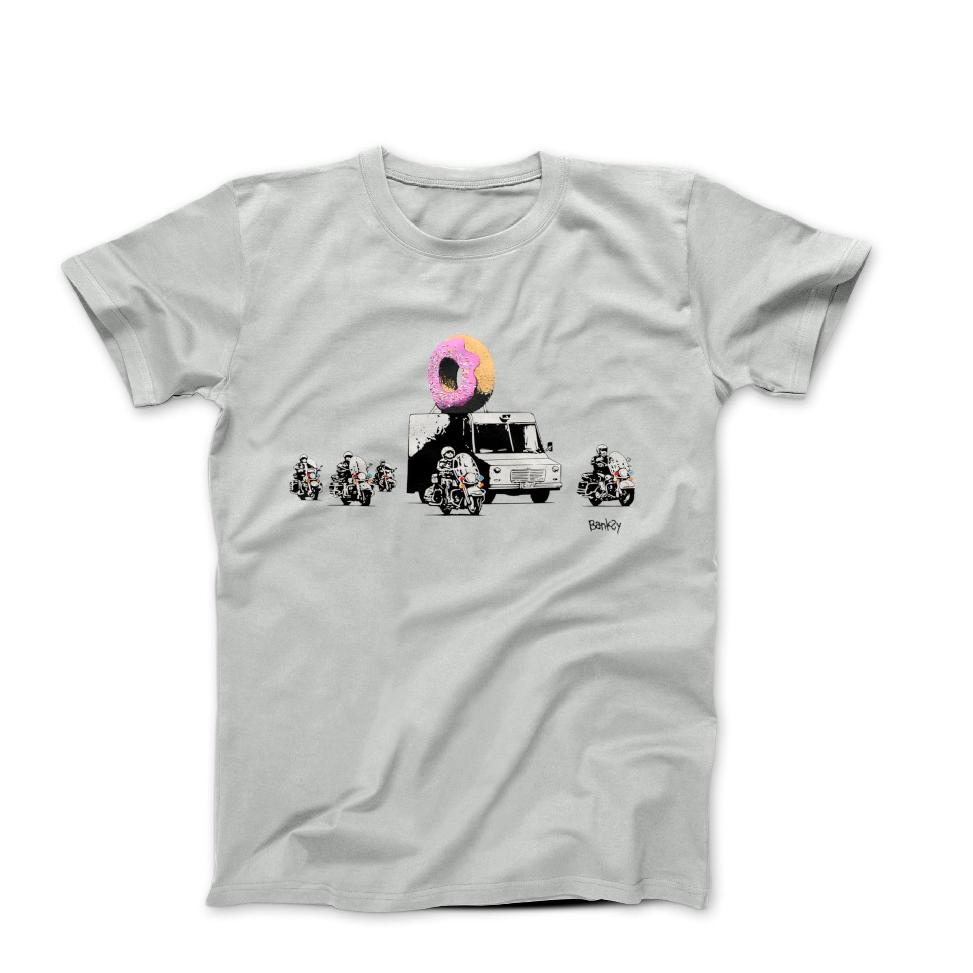 Banksy Donut Truck Street Art T-shirt - Street, Pop & Media Art - Harvey Ltd