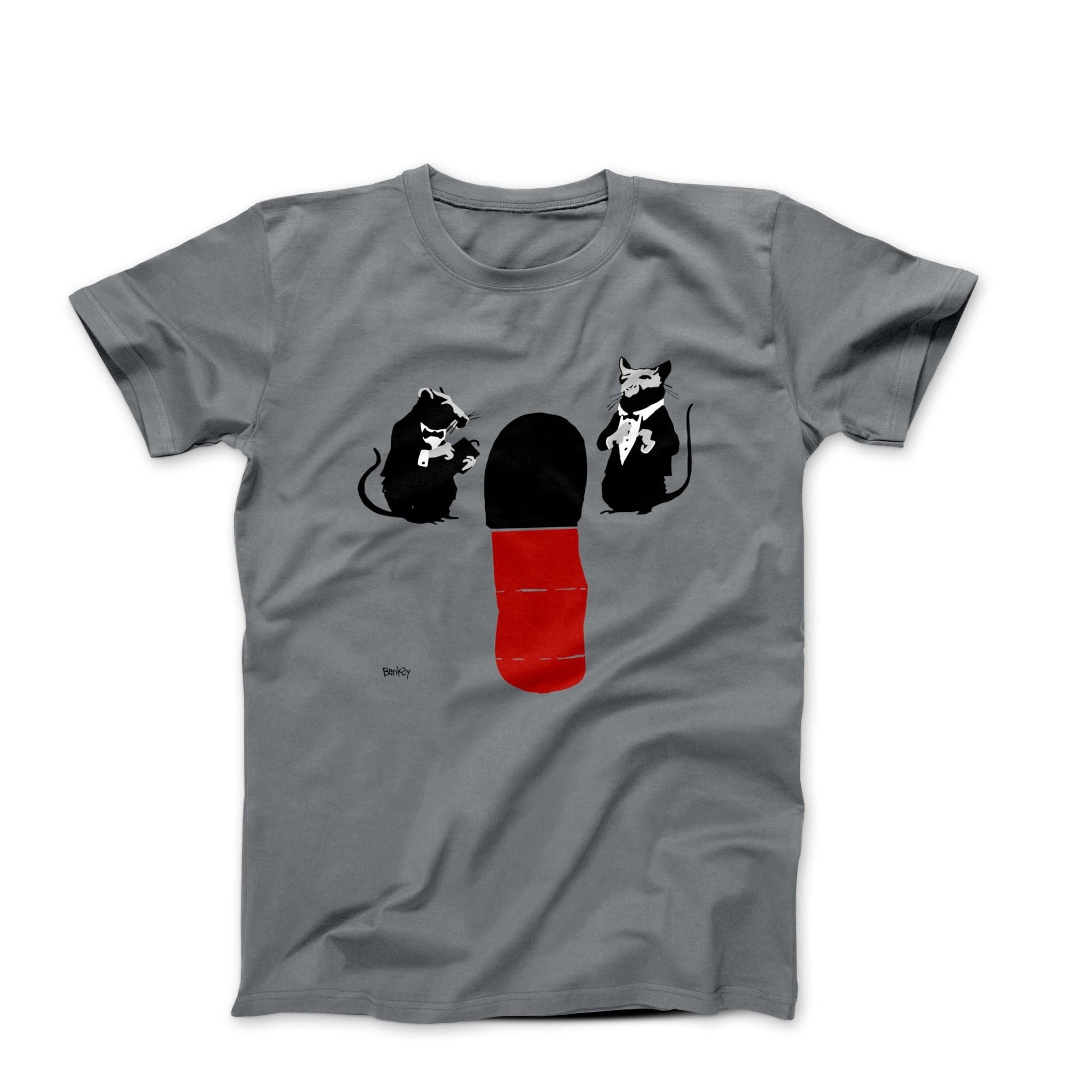 Banksy Fine Dining Rats Street Art T-shirt - Street, Pop & Media Art - Harvey Ltd