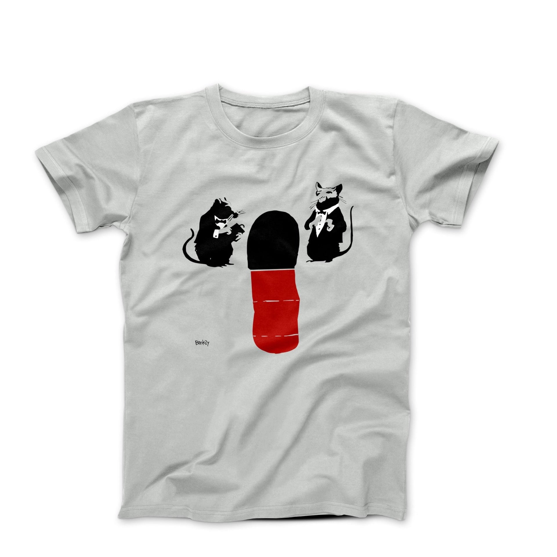 Banksy Fine Dining Rats Street Art T-shirt - Street, Pop & Media Art - Harvey Ltd