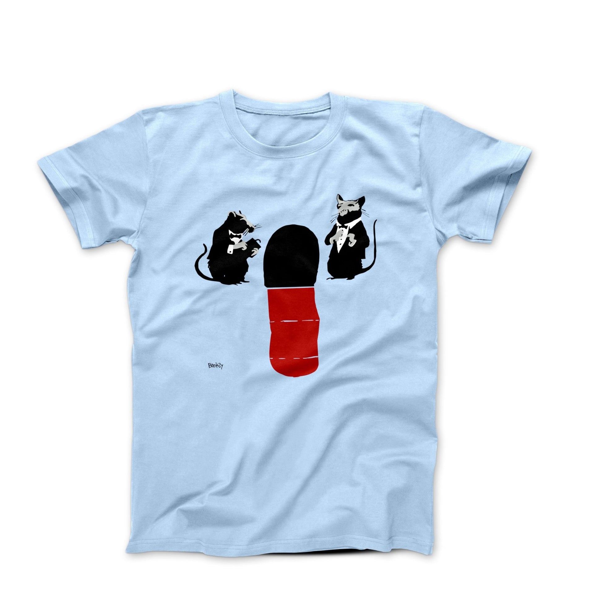 Banksy Fine Dining Rats Street Art T-shirt - Street, Pop & Media Art - Harvey Ltd